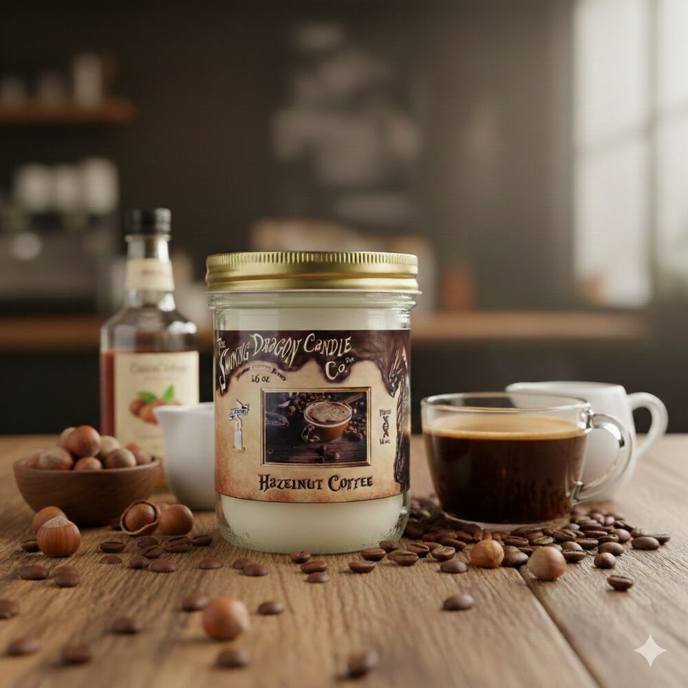 Hazelnut Coffee - 16 oz Coconut Wax Candle